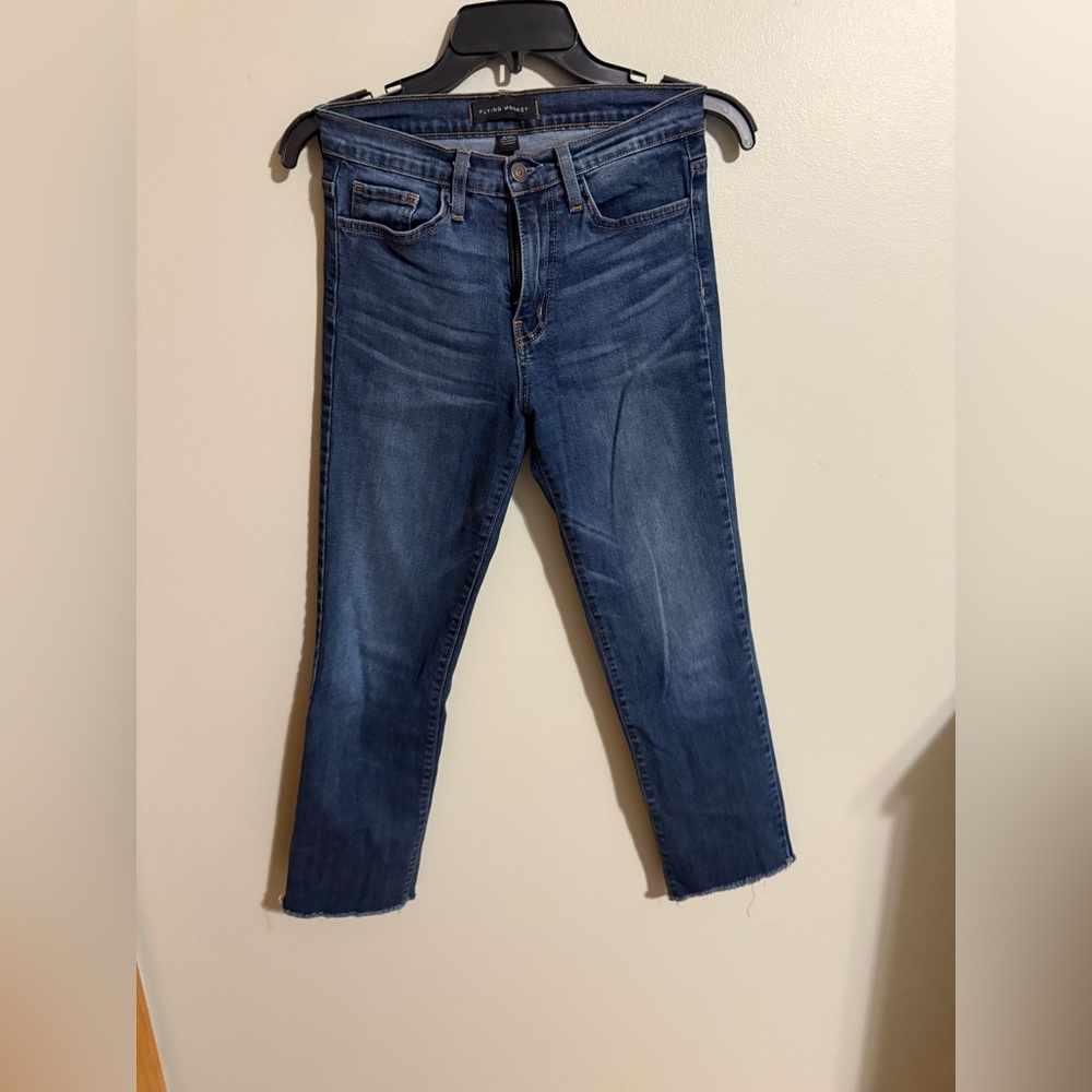 Flying Monkey Dark Blue Ankle Jeans